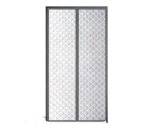 Winter Warm Cotton Door Curtain, Windproof And Cold Proof(Grey-height 230cm,Width 130cm)