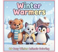 Winter Warmers: 40 Cozy Winter Animals Coloring