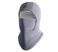 Winter Warmth 2 in 1 Cappello e maschera per il viso, scaldacollo e protezione per le orecchie, per attività all'aperto, sfida il freddo in tutta comodità, Grigio chiaro, Taglia unica