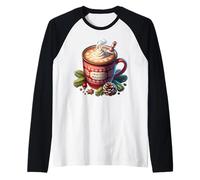 Winter Warmth Accessories Women Hot Cocoa Mug for Christmas Maglia con Maniche Raglan