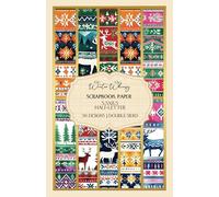 Winter Whimsy - Scrapbook paper 5.5x8.5 Half-Letter (Decorative Craft Paper) 30 Designs Double Sided