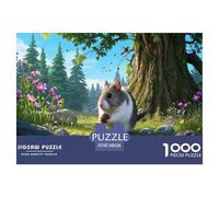 Winter White Russian Dwarf Hamster 1000 Pezzi Puzzle Classici Impegnativo E Difficile Per Qualità Premium Per Adulti E Ragazzi Collection Puzzle Per Gioco Familiare, Festa Aziendale Regalo Giocattol