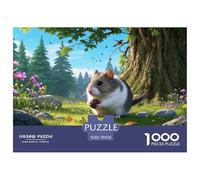 Winter White Russian Dwarf Hamster 1000 Pezzi Puzzle Gioco Educativo Creativo Jigsaw Puzzle Sfida Colore Per Adulti E Bambini 70x50cm/1000pcs
