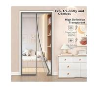 Winter Windproof And Warm Curtains, Air Conditioning Door, Partition, Cold Blocking, And Curtain(Grey-height 180cm,Width 280cm)