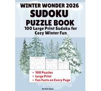 Winter Wonder 2026 Sudoku Puzzle Book: 100 Large Print Sudoku for Cozy Winter Fun