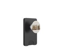 Winter Wonderland - Casa di pan di zenzero acquerello arte PopSockets PopWallet per MagSafe