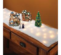 Winter Wonderland Cuscino Di Neve Illuminato Natale Runner da Tavolo