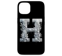 Winter Wonderland Icicle Snowflake Lettera H Custodia per iPhone 13