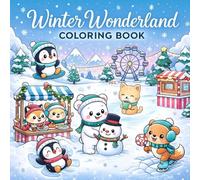 Winter Wonderland Kawaii Coloring Book