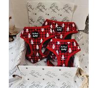 Winter Wonderland Plaid Pettorina per cani L