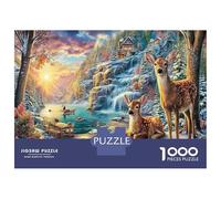 Winter Wonderland Puzzle Impossibili 1000Pcs Animal Decorazione Per La Casa. Giochi Rilassamento E Intelligence Per Adulti E Bambini Da 12 Anni 52x38cm/1000pcs
