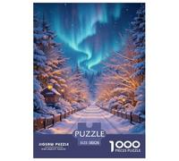 Winter Wonderland Puzzle Impossible 1000Pcs Interesting Decorazione Per La Casa. Giochi Rilassamento E Intelligence Per Adulti E Ragazzi Da 14 Anni 38x26cm/1000pcs