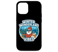 Winter Wonderland Vibes Vacanze di Natale Fastive Santa Xmas Custodia per iPhone 12/12 Pro