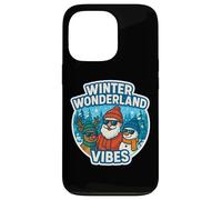 Winter Wonderland Vibes Vacanze di Natale Fastive Santa Xmas Custodia per iPhone 13 Pro