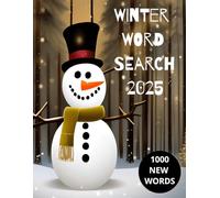Winter Wonderland Word Search Puzzle Book: 1000 Large Print Puzzles for Adults, Seniors and Teens