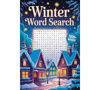 Winter Word Search 1200+ Words: Cozy and Relaxing Word Find Puzzles for Adults and Seniors, Large Print Activity Book with Solutions
