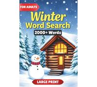 Winter Word Search: 84 Puzzles with 2000+ Words for Teens, Adults and Seniors