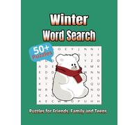 Winter Word Search Book: Embrace the magic of winter with this fun and relaxing activity book! This book is filled with seasonal word search puzzles celebrating everything we love about winter.