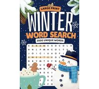 Winter Word Search Book for Adults Large Print: 100 Winter Puzzles for Relaxation & Cognitive Sharpness - Word Find Book for Adults, Seniors, & Teens