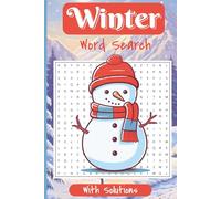 Winter Word Search Book: Word Search with Easy to Read Print about Winter, Christmas, Folklore and More | 6x9 inches, 111 pages | 50+ puzzles | Gift for Vacations, Holidays and Free Times