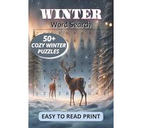 Winter Word Search: Christmas Holiday Puzzle Book About Snowy Scenery, Relaxing Fireplace Themes, and winter activities For Adults, Teens & Seniors | 50+ Puzzles 6x9