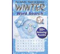 Winter Word Search: Christmas Holiday Puzzle Book About Snowy Scenery, Relaxing Fireplace Themes, and winter activities For Adults, Teens & Seniors | 50+ Puzzles 6x9