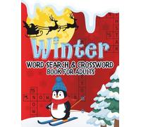 Winter Word Search & Crossword Book for Adults: Relaxing Puzzles for Brain Exercise and Stress Relief