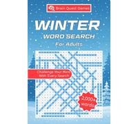 Winter Word Search For Adults: 2,000+ Words to Find - 56 Large Print Puzzles for All Ages (Teens to Seniors), 23x23 Grids, 6x9 Inches .... (Relaxing Seasonal Word Finds)