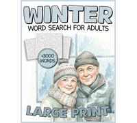 Winter Word Search for Adults: Large Print Puzzle Collection