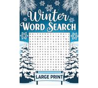 Winter Word Search for Adults: Relaxing Winter-Themed Puzzle Book for Adults - Challenging Word Searches to Boost Focus and Enjoy the Season