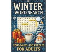 Winter Word Search.: Large Print Puzzles Winter Themed For Relax and Stress Relieve