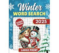 Winter Word Search Large Print: Seasonal Word Search Puzzle Book for All Ages Fun & Festive Puzzles for Winter Holidays Perfect for Indoor Enjoyment