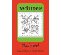 Winter Word Search Puzzle Book: Easy-to-read print about Winter. | 6x9 inches, 110 pages, 50+Puzzles...Gift for vacation and holidays.