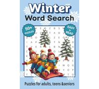 Winter Word Search Puzzle Book: Search with Easy to Read Print about Winter and More | 6x9 inches, 110 pages | 50+ Puzzles ... Gifts for Vacations, Holidays & Free Times