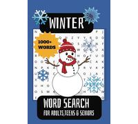 Winter Word Search Puzzle Book: Word Search Puzzles Easy To Read About Cozy Winter | 119 pages 55+ Puzzles with Solutions _ Gift For Vacations, Holidays and Free Time