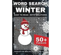 Winter Word Search Puzzle Book: Word Searches with Easy to Read Print about the Winter, Snow and more | 6x9 inches, 110 pages | 50+ Puzzles ... Gift for Vacations, Holidays and Free Times