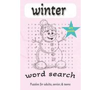 Winter Word Search Puzzle Book: Word Searches with Easy-to-Read print about winter fun, winter holidays, winter food and more | 6x9 inches, 108 pages| ... Gifts for Vacations, Holidays and Free Times