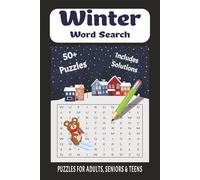 Winter Word Search Puzzle Book: Word Searches with Easy To Read Print about Winter Holidays, Snowflakes & Cozy Nights and More... | 6x9 inches 110 ... Gift for Vacations, Holidays, and Free Times.