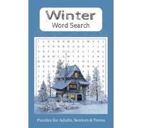 Winter Word Search Puzzle Book: Word Searches with Easy to Read Print about Winter, Snow and More | 6x9 Inches, 110 Pages | 50+ Puzzles ... Gift for Vacations, Holidays, and Free Time