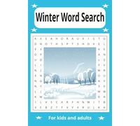 Winter Word Search Puzzle Book: Word Searches with Easy to Read Print about Winter, snow, Christmas and more | 6x0 inches, 110 pages | 50+ puzzles... Gift for Vacations, Holidays and Free Times