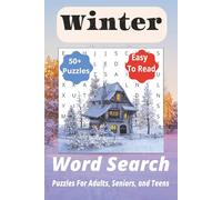 Winter Word Search Puzzle Book: Word Searches with Easy-to-Read Print about Winter, Winter Sports, Skiing, and More | 6x9 inches, 110 pages | 50+ ... for Celebrations, Vacations, and Holidays.