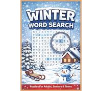 Winter Word Search Puzzle Book: Word Searches with Easy to Read Print Winter Themed and More | 6x9 inches, 110 pages | 50+ Puzzles... Gift for Vacations, Holidays and Free Times