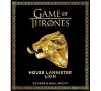 Wintercroft Game of Thrones Mask: House Lannister Lion (3D Mask & Wa (Tascabile)