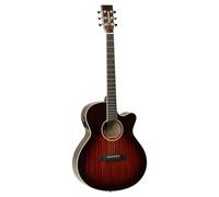 Winterleaf Superfolk Acoustic Antique Violino Burst: Chitarra acustica