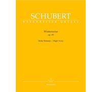 Winterreise OP 89 D 911 - arrangiamento per canto - voce alta (High Voice) - pianoforte [Note / spartito] Compositore: SCHUBERT FRANZ