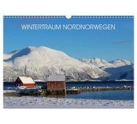 Wintertraum Nordnorwegen (Wandkalender 2026 DIN A3 quer), CALVENDO Monatskalender: Die Winterwelt Nordnorwegens mit dem magischen Polarlicht und die ... Fjorde werden in dem Kalender präsentiert.