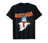 Winterween Inverno Halloween Natale Fantasma Carino Kawaii Maglietta