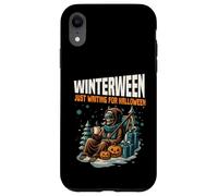 Winterween Just Waiting For Halloween Natale divertente Custodia per iPhone XR