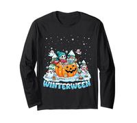 Winterween - Slitta da Equitazione con Scheletro Invernale Maglia a Manica