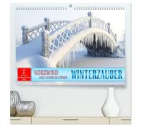 Winterzauber - Nordwind und Schneegestöber (hochwertiger Premium Wandkalender 2026 DIN A2 quer), Kunstdruck in Hochglanz: Erleben Sie die Poesie des Winters - jeden Tag aufs Neue.